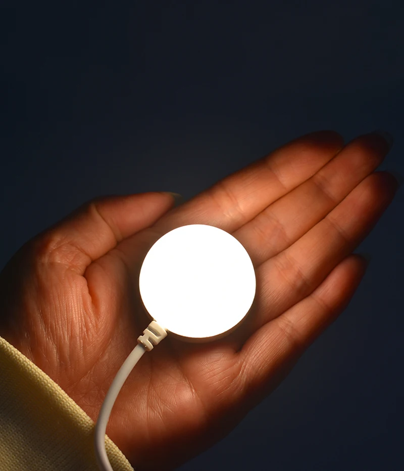 3W 5W USB Mini Night Light Portable Magnet LED Blub 1.5m USB Cable Book Reading Light with Switch for Children Dormitory Bedroom