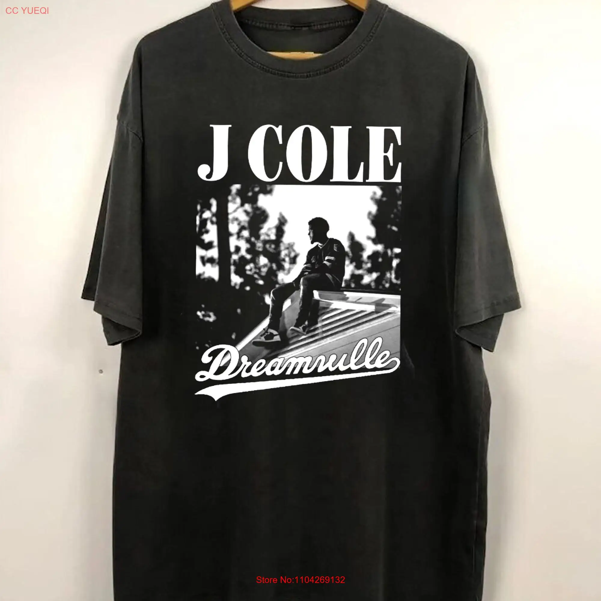 J Cole Dreamville T Shirt Album Merch Tour Hip Hop Rap For Woman and Man  long or short sleeves