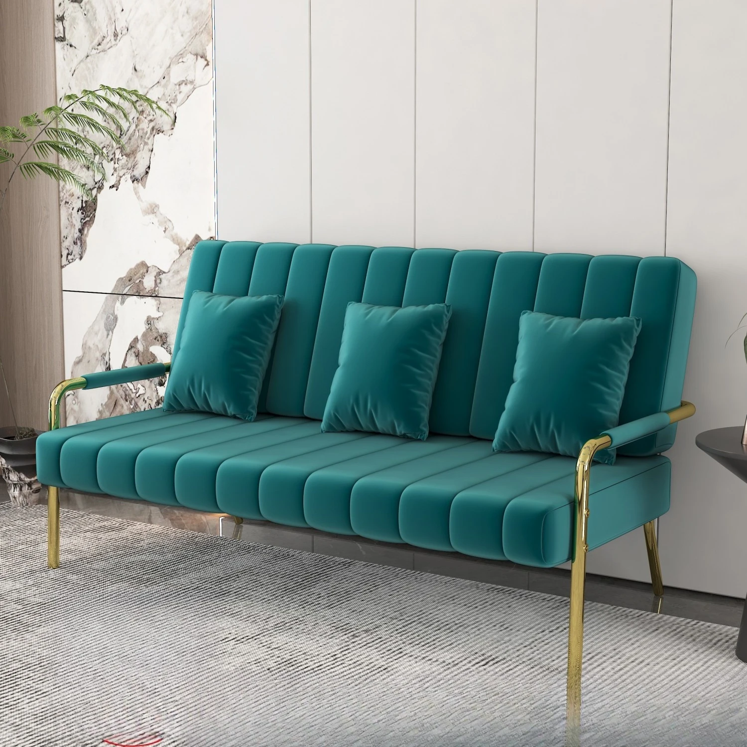 Small apartment sofa rental house Internet celebrity living room sofa rental room bedroom clothing