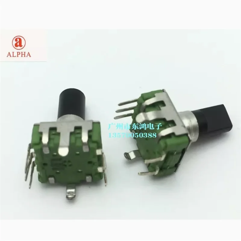 1 PCS Imported Taiwan ALPHA Alpha EC12 encoder with switch 24 positioning number 24 pulse 15mm shaft length