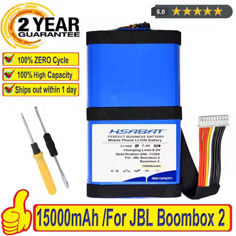 Top Brand 100% New 15000mAh~30000mAh Speaker Battery for JBL Boombox bommbox 1 2 3 Boombox2 Boombox3 Batteries
