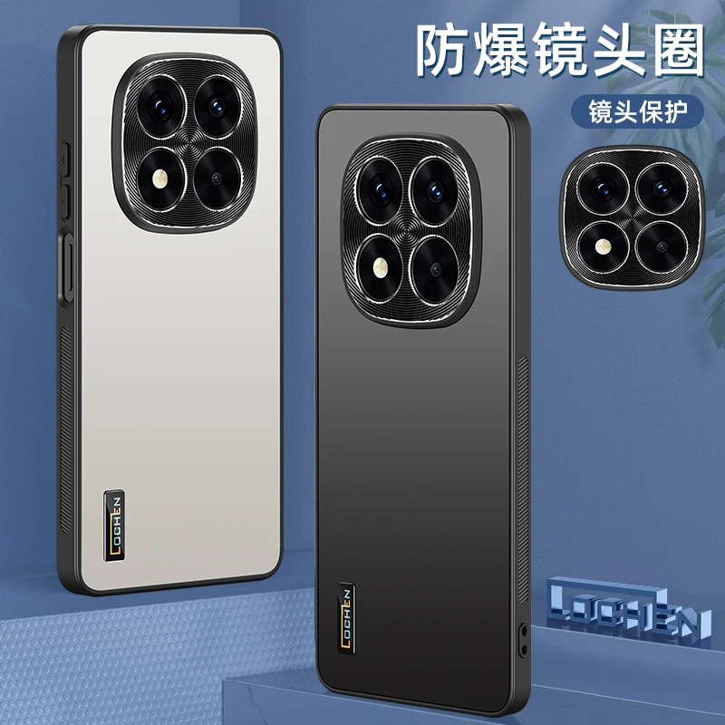 Case For MI Redmi Note 14 Pro Plus Silicone Frame Acrylic Skin-friendly Cover For Redmi Note14 Pro Plus Shockproof Bumper Funda
