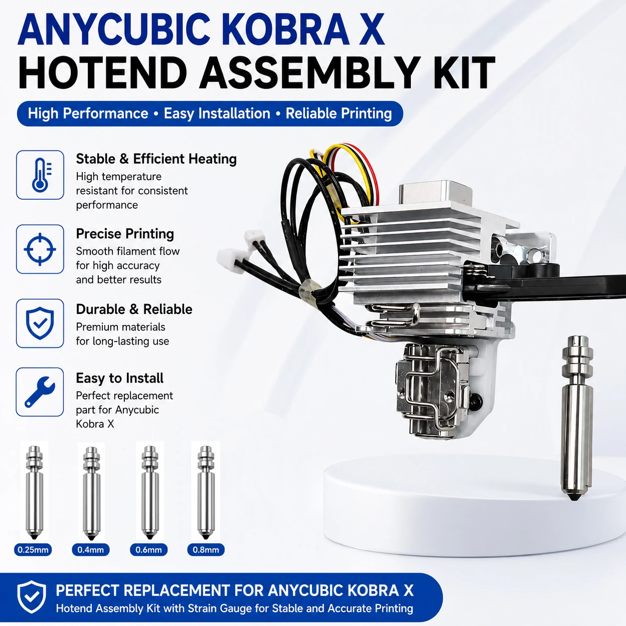 Kit Hot End 0.25 0.4 0.6 0.8mm - 3D Printing News recensione e prezzo