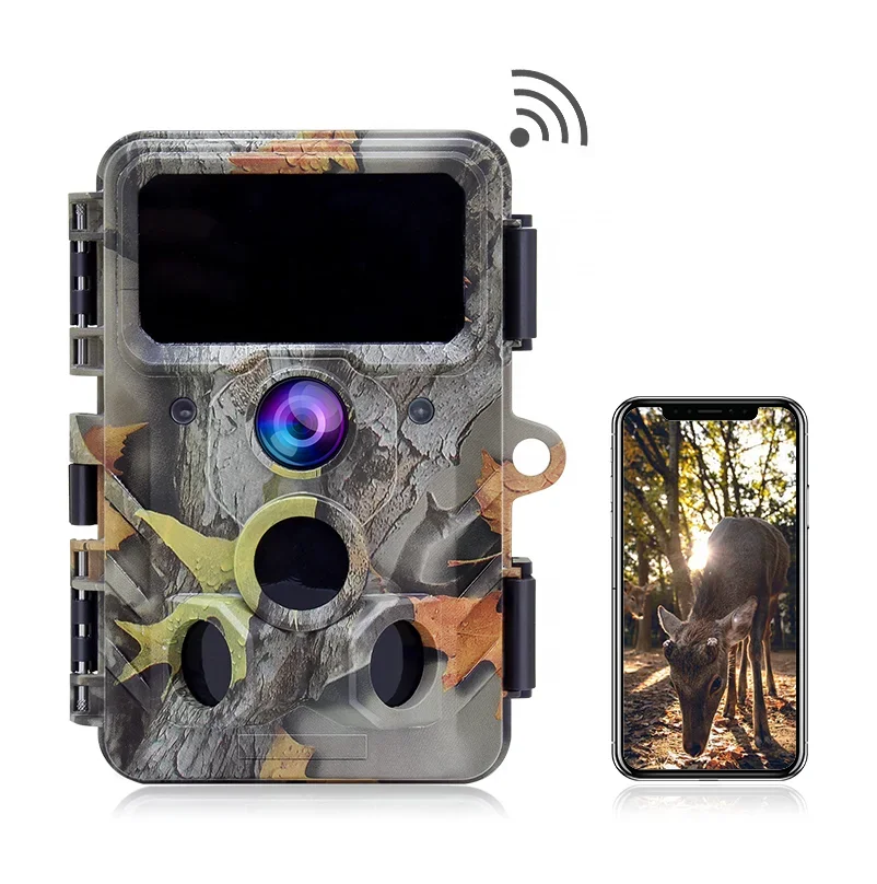 4k trail camera  APP remote control wildlife 30MP game hunting cam  trail camera wifi