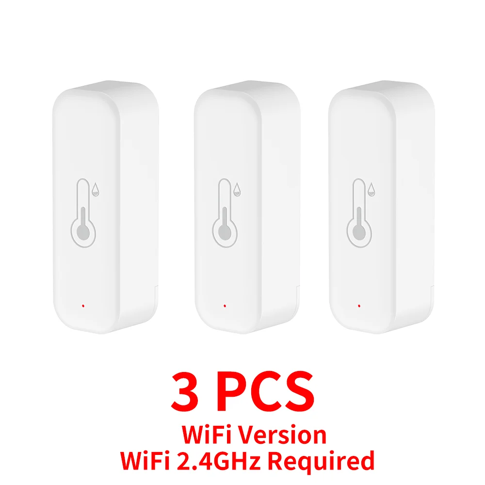 Tuya Wifi Temperatur und Luft feuchtigkeit Smart Home Thermometer Hygrometer App Fern alarm Arbeit mit Alexa Google Home
