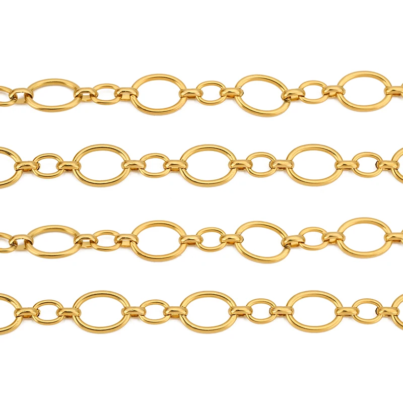 ห่วงโซ่สแตนเลสขนาดใหญ่รูปวงรีขนาดใหญ่1เมตรสายสร้อยแบบพังค์ขนาดใหญ่สร้อยคอแบบทำมืออุปกรณ์สำหรับทำเครื่องประดับ