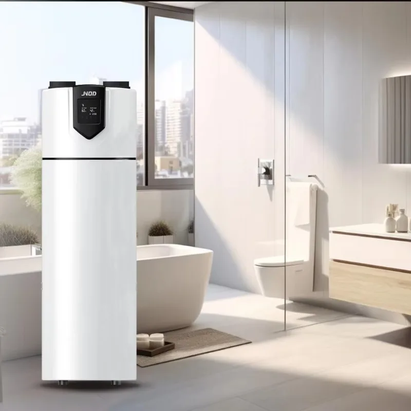 Sistem Pompa Panas Hibrida Tenaga Surya untuk Air Panas Rumah Tangga Silinder 200L/300L