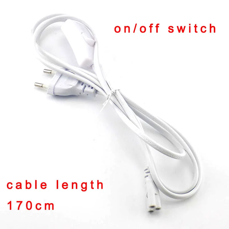 3pin AC 100-240 v HA CONDOTTO t5 Tubo Connettore del Cavo di Legare di Potere Adattatore di Alimentazione adattatore del Caricatore della Spina di