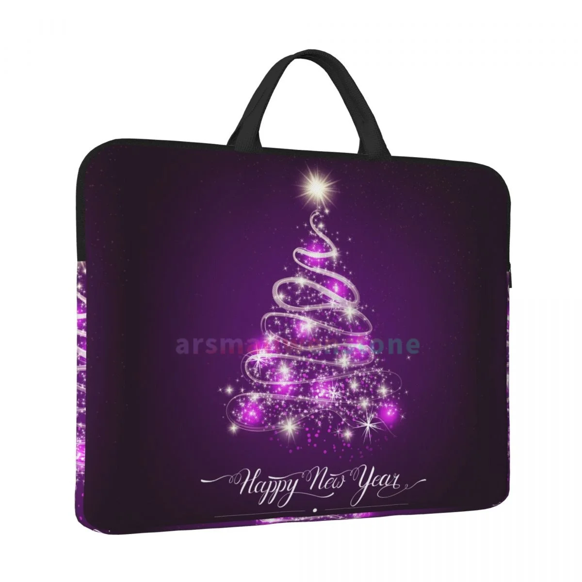 Christmas Theme Laptop Bag Computer Bag Office Business Travel 14 Inch Water Resistant Large Laptop Case