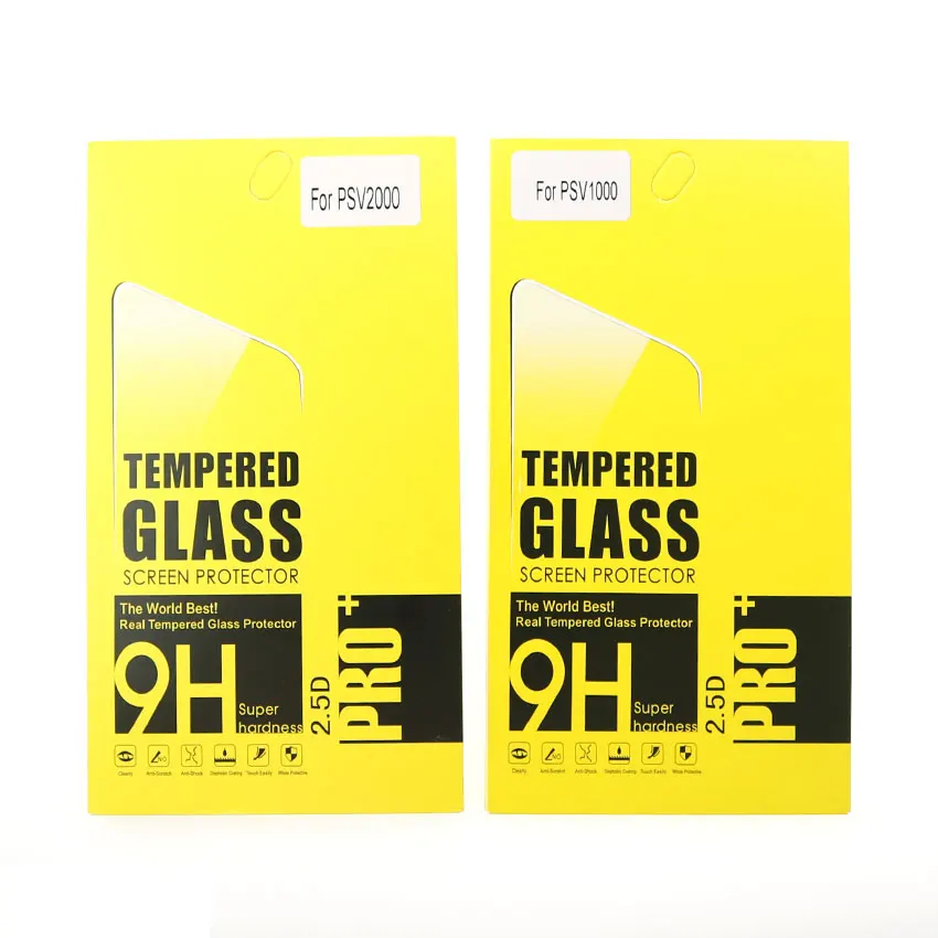 JCD-Protector de pantalla frontal de vidrio templado transparente HD, película protectora trasera para Psvita PS Vita PSV 1000 2000 PSV1000 PSV2000