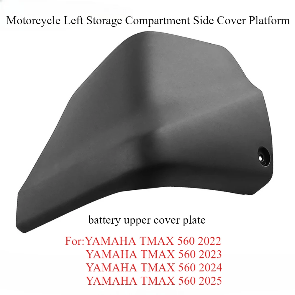 Black Left Side Cover for Yamaha TMAX560 2022-2025