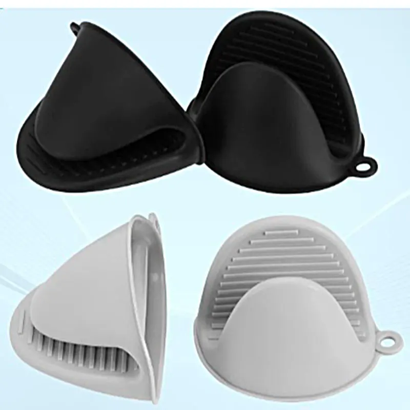 2 stücke Ofen Handschuhe Silikon Hitzebeständige Prise Handschuhe Anti Verbrühungen Nicht Slip Handschuhe Clips Topf Halter Kochen Backen Ofen handschuhe
