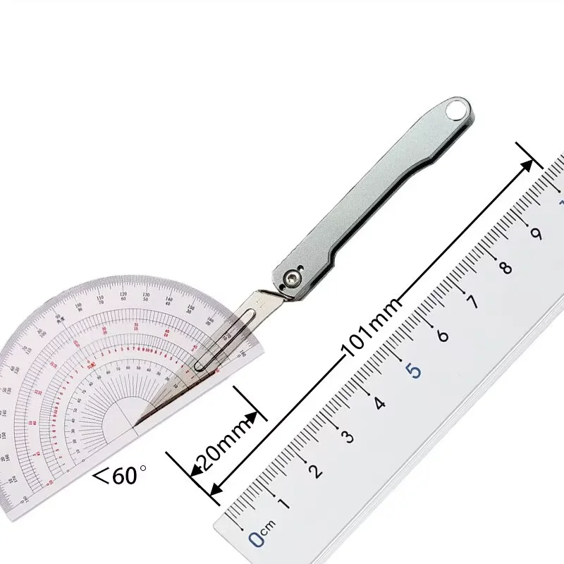 Mini Sharp Folding Art Knife with Replaceable Blade, Portable Unboxing Knife, Paper Cutting Knife, Outdoor Portable Keychain image 6
