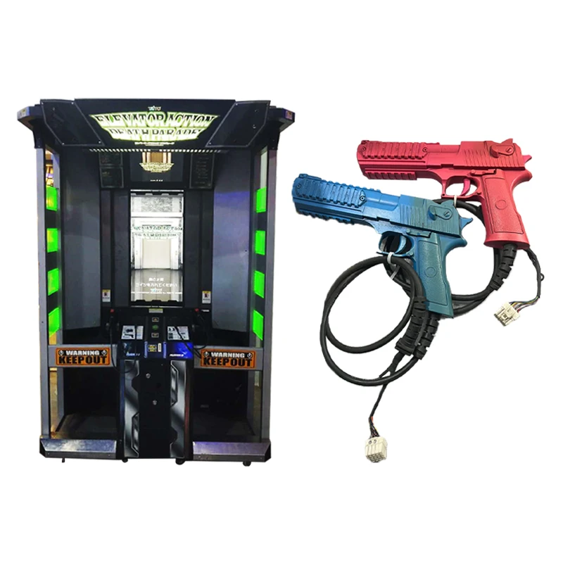 

Pre-own Arcade Game Gun Accessories for Elevator Fight Melee Museum Arcade Shooter Game with Motherboard Conversion