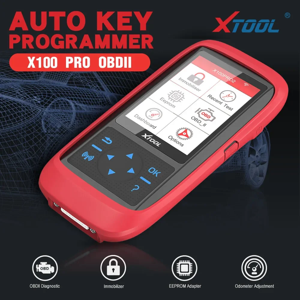 XTOOL X100 PRO2 Auto Key Programmer Fault Diagnostic Tool for IMMO Car OBD2 Scanner Diagnosis with EEPROM Adapter Support Update