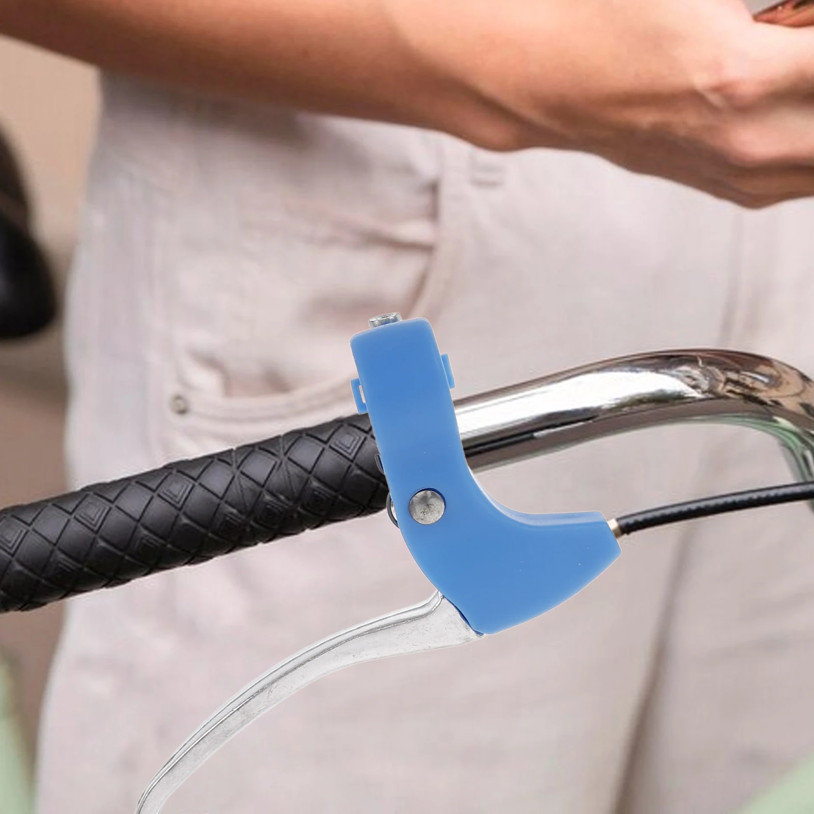 

2 Pcs Bicycle Brake Handle Accessories Aluminum Alloy Handles for Bicycles Child