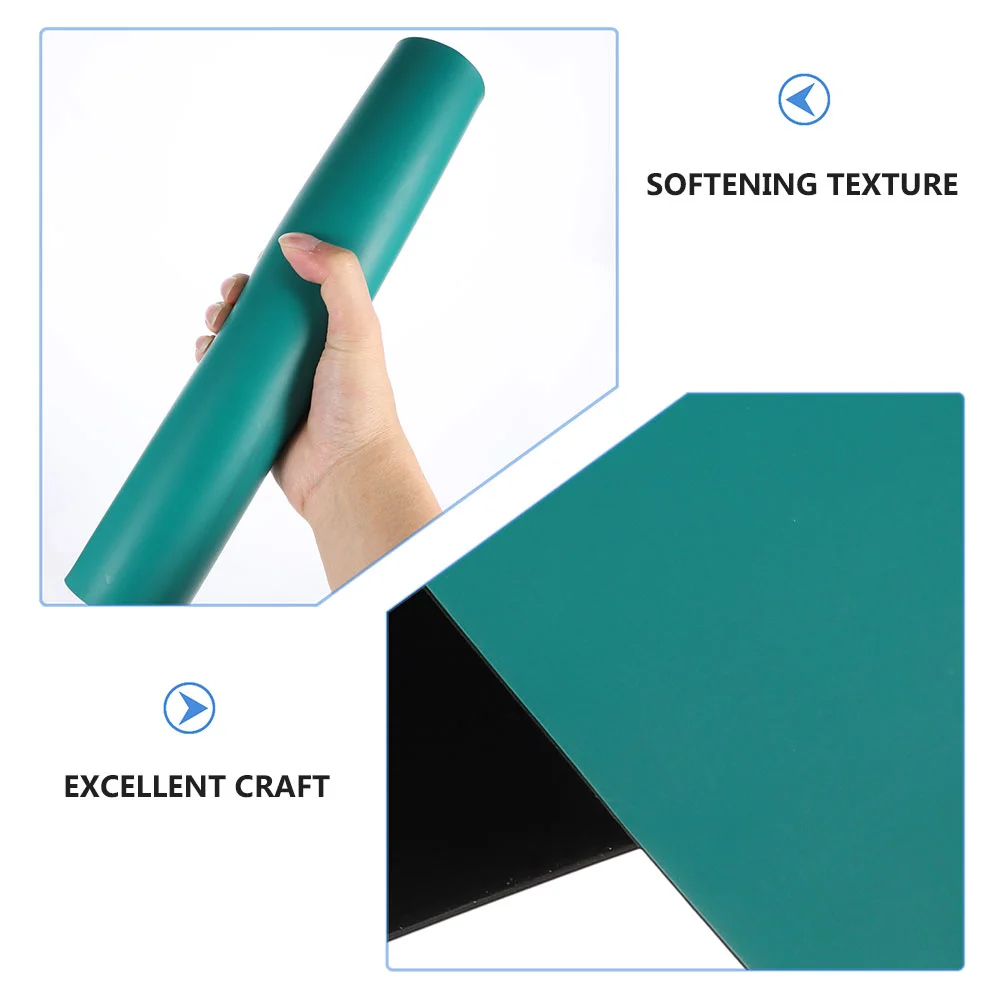 Riparazione tappetino da tavolo da 2 pezzi per computer Tappetino in gomma per saldatura Resistente al calore Asciugatrice Protezione superiore Silicone per laptop