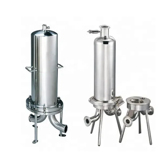 TS Filter BJH Series Stainless Steel 316L 30 Inch Single Round and Multi Round Cartridge Filter Housing For Industrial Filter