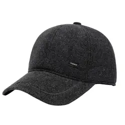 Snapback Cap  Delicate Adjustable Wear-resistant  Winter Hat Woolen Baseball Cap for Daily Life