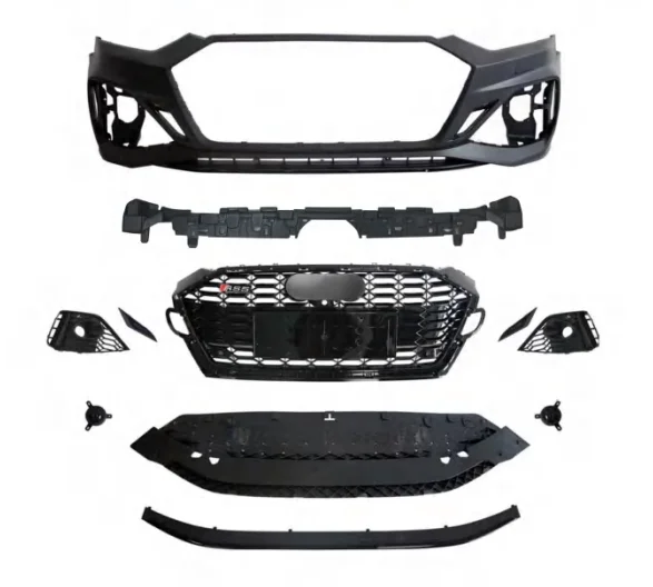 Front Bumper PP Material 2021 RS5 Style for Audi A5 2017 Upgrade Kit