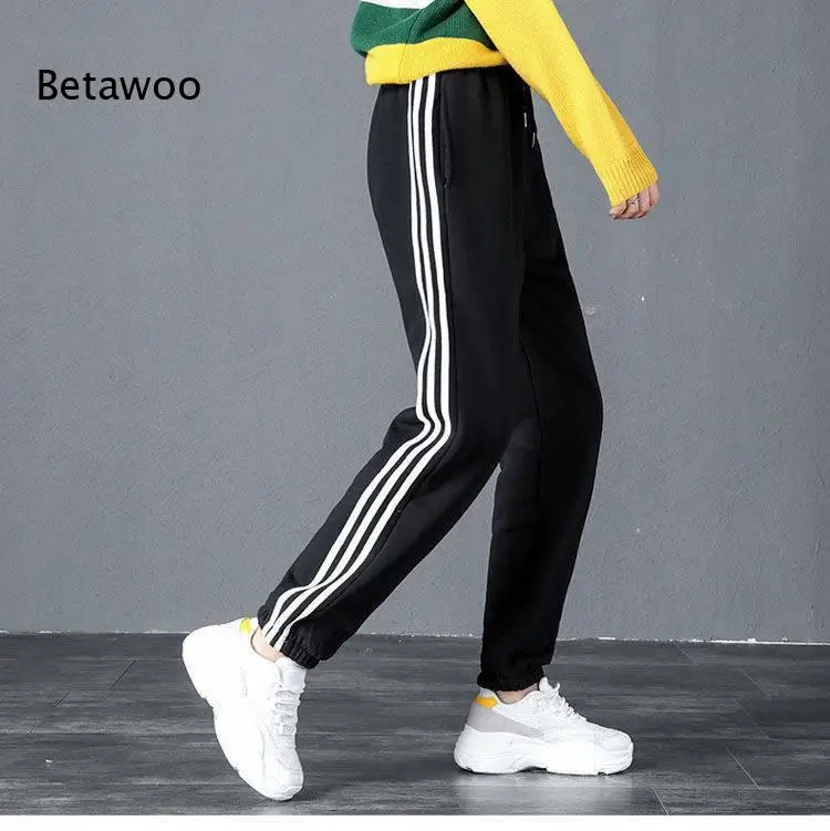 Women Plus Size Warm Lamb Fleece Lined Pants High Waist Elastic Drawstring Thick Soft Casual Trousers for Cold Winter Daily Wear