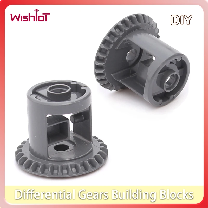 ชุดตัวต่อเฟืองดิฟเฟอเรนเชียล 5 ชิ้น ของเล่นปรับแต่ง DIY อุปกรณ์เสริมตัวต่อ MOC อะไหล่เทคนิค ใช้ร่วมกับตัวต่อเบอร์ 62821