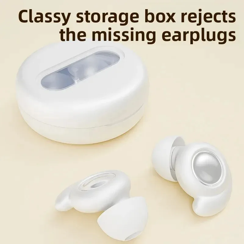 

Mini Ultra soft Wireless In-ear Sleep Earphones Fashion Noise Reduction Soundproofing Earsets For Sleep Office Plane Travel