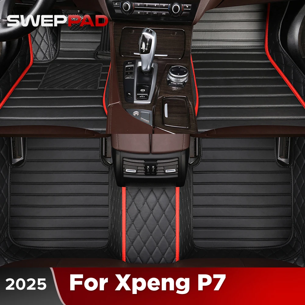 

For Xpeng P7 (5-Seat) 2025 Car Floor Mats All Weather Carpet Cover Floor Liners Interior Protector Accessories
