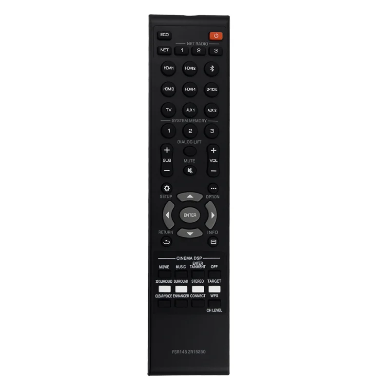 

Replace FSR145 ZR15250 Remote Control for Yamaha MusicCast Sound Bar Remote Control FSR145 ZR15250 YSP-5600 YSP-5600BL