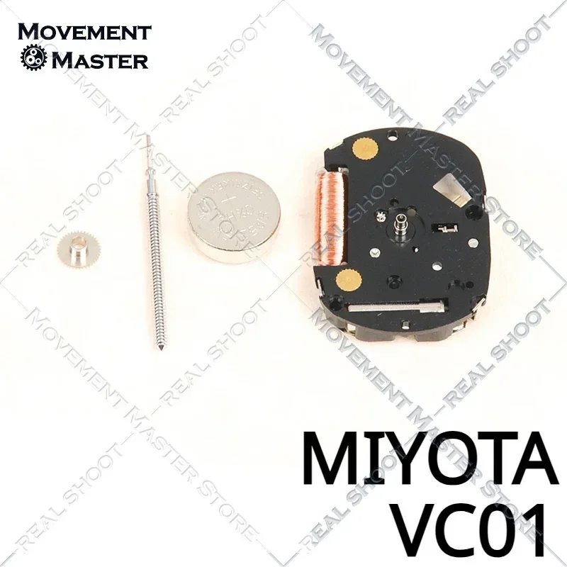 Mouvement de montre à quartz à trois mains, pièces de rechange, réparation, Japon, MIYOTA VC01