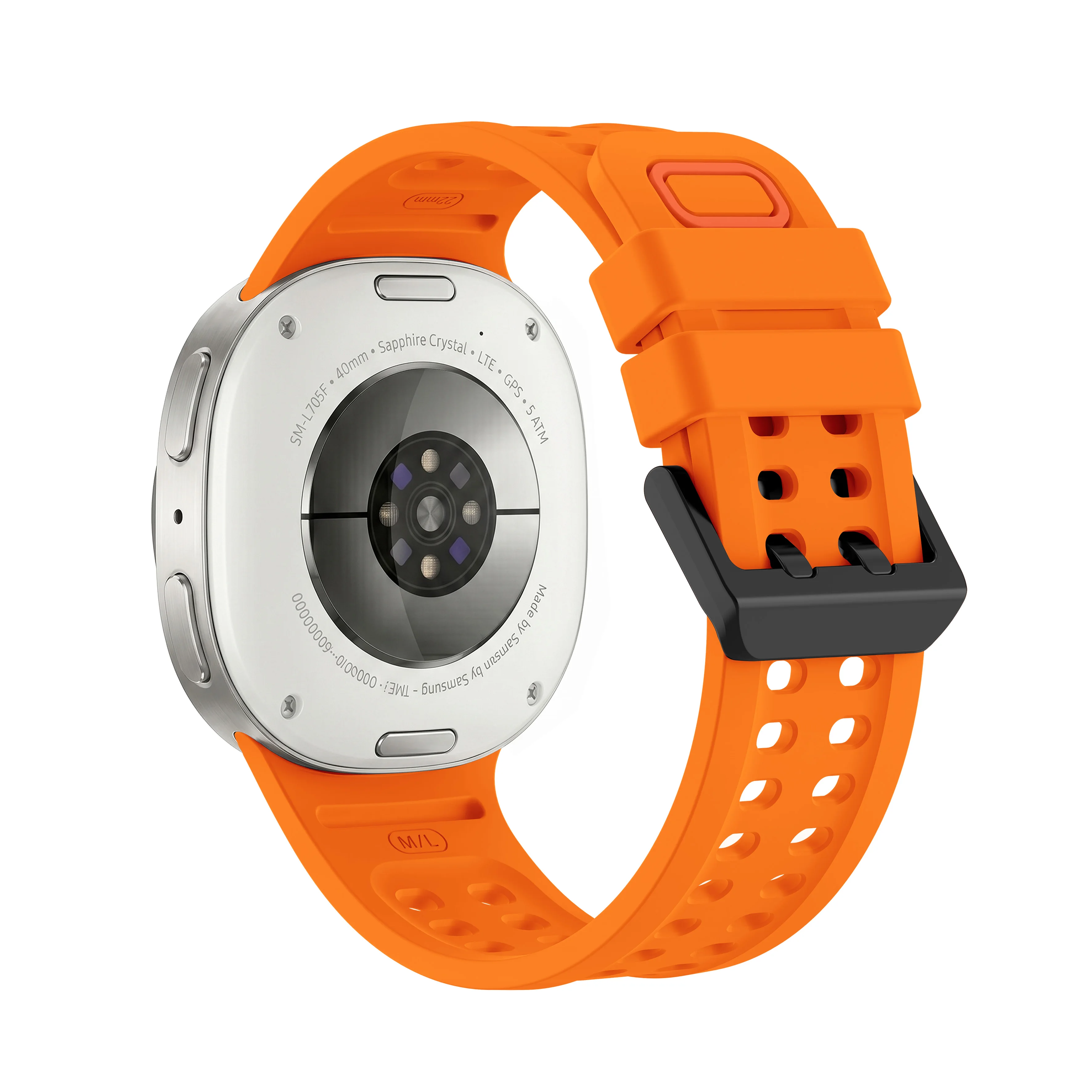 Silikon-Sportarmband für Samsung Galaxy Watch 8 9 40mm 44mm 8 Classic 46mm Armband für Galaxy Watch Ultra 2 – Detail 6
