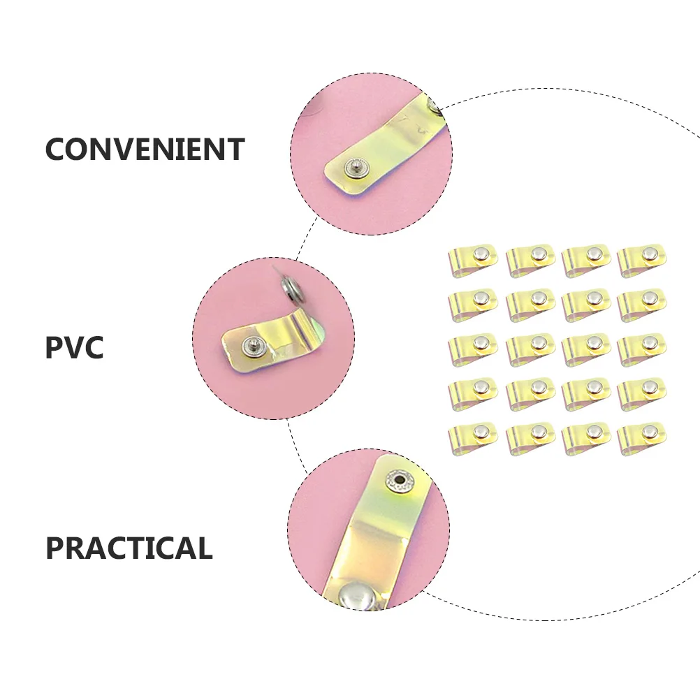 20pcs Cable Holder ganizer Wire PVC Iron Material Portable Storage Holder for Cords Headphone Charging Keeper