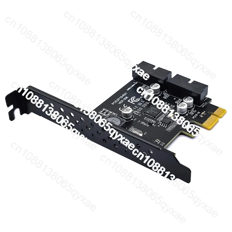 USB3.2 front GEN1 expansion card dual port 19PIN adapter card third generation main control D720201