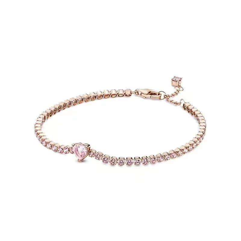 pan    925 original charm seed pearl Diy Christmas Bracelet Women's Sterling Silver Loose Beads Jewelry Stone Bracelet Women