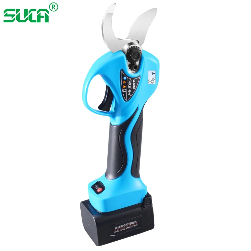 SUCA Best Electric Pruner Cordless Rechargeable Power Garden Pruning Shear Electric Scissors