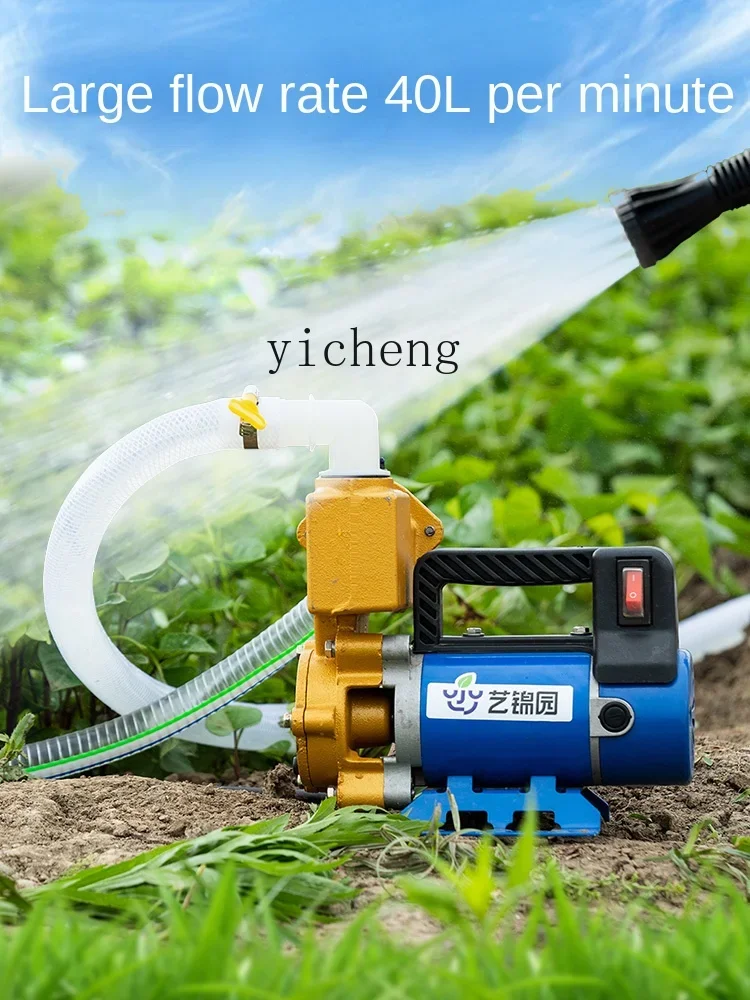 ZC agricultural watering irrigation pump 12V48V220V high power household automatic watering machine water pump