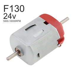 F130 Double Shaft Output DC Motor 2-24V 5000-10000RPM Micro Vibration Motor for DIY Toys Bubble Machine Hair Curler