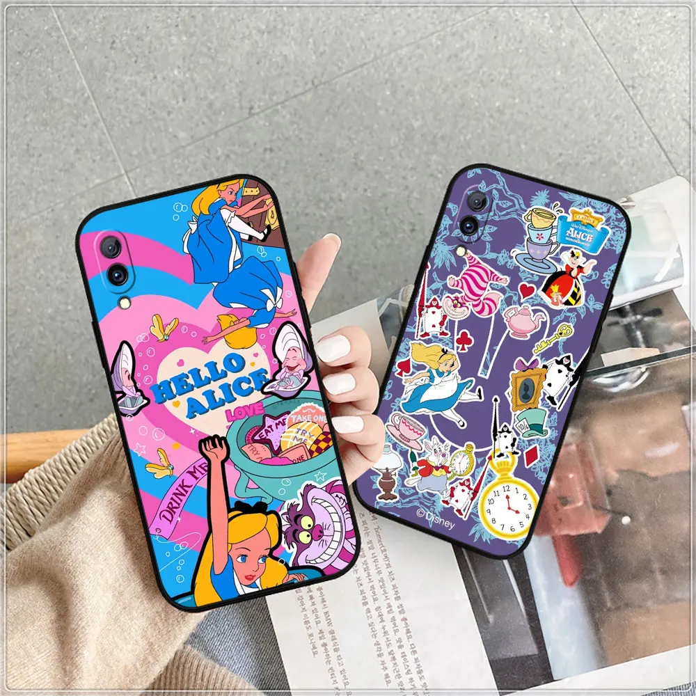 Alice in Wonderland Cheshire Cat Case For VIVO Y97 Y93 Y91 Y91C Y85 Y83 Y81 Y79 Y78 Y77 Y76S Y75 Y72 Y71 Y69 Y67 Y66 Y55S Cover