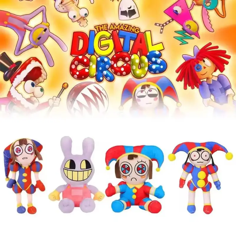

Плюшевая игрушка The Amazing Digital Circus, мягкая анимационная кукла-цирк, подарок на Рождество, день рождения, Новый год для детей