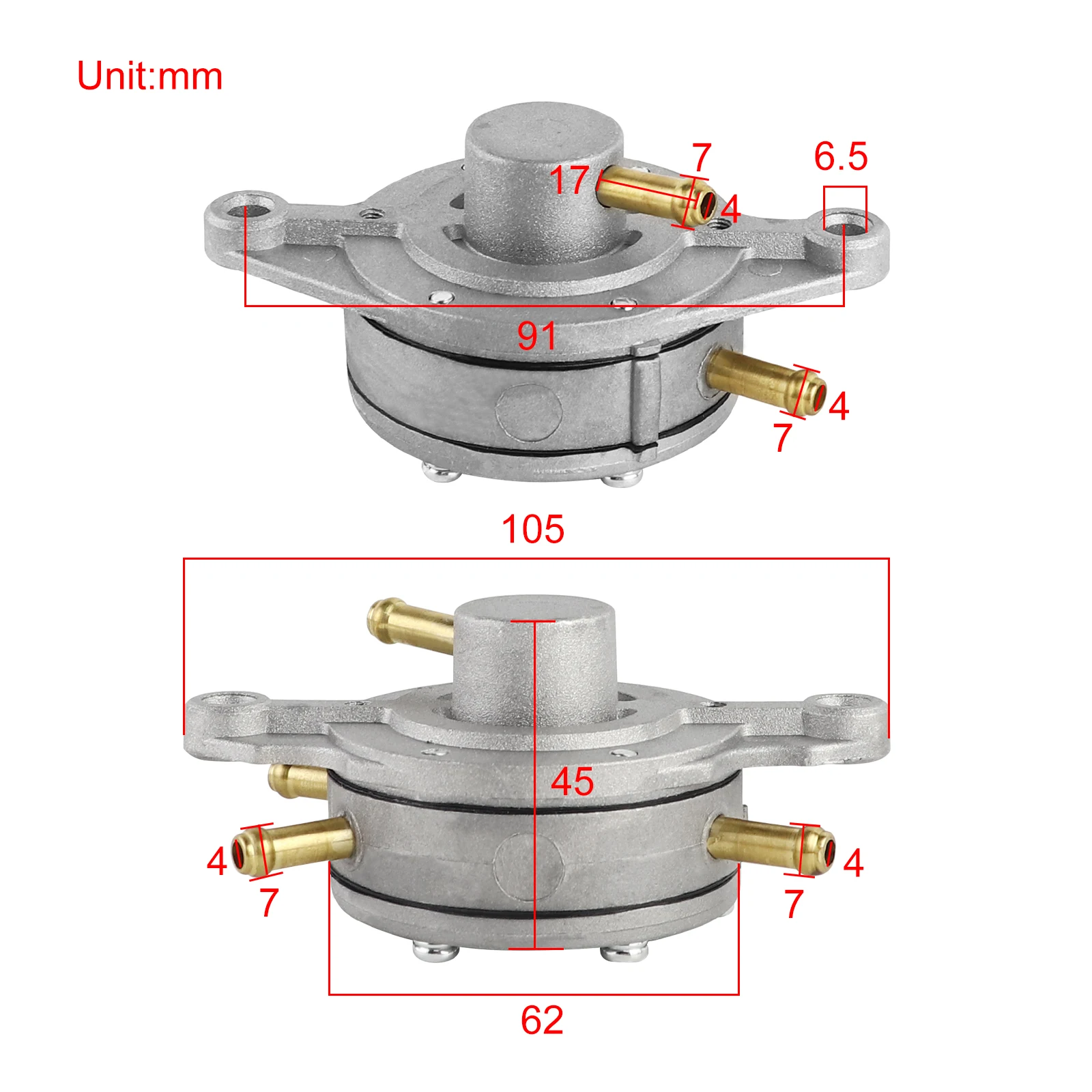 Fuel Pump for Honda Mikuni Polaris 500 600 Indy Fin Trail Nor 400 500 650 Nor Sport Trail Arctic Cat DF52-176 42-5310 14-2221