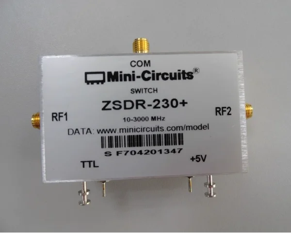 ZSDR-230+ Frequency 10MHz~3GHz, isolation 40dB, insertion loss 1.9dB, working voltage 5V