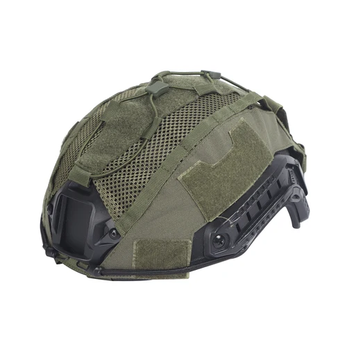 Imagen 2 del producto Funda táctica para casco marítimo con bolsa para batería NVG, caza, adecuada para uso militar y actividades al aire libre