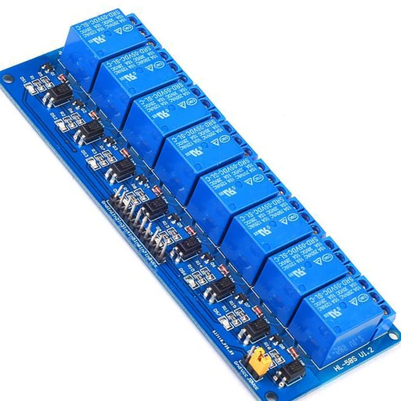 10 pcs/pack Factory Direct Sales, with Optocoupler 8-way Relay Module Plc Relay Control Board 5v