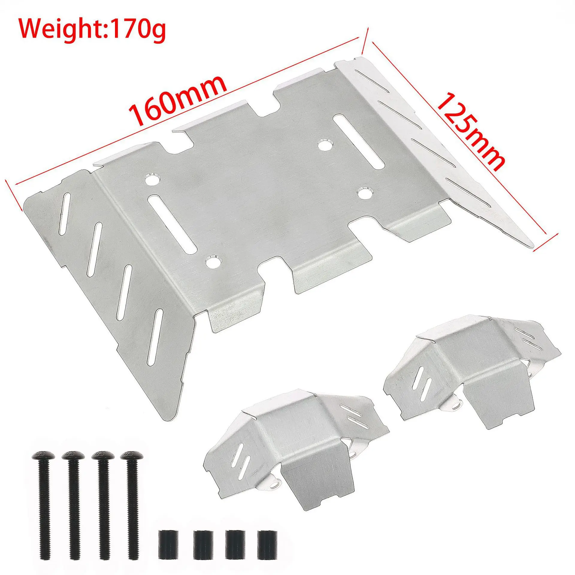 AXIAL 1/8 GILAMON AXP8 Guards, Armor, Metal Armor, Chassis Armor LY161