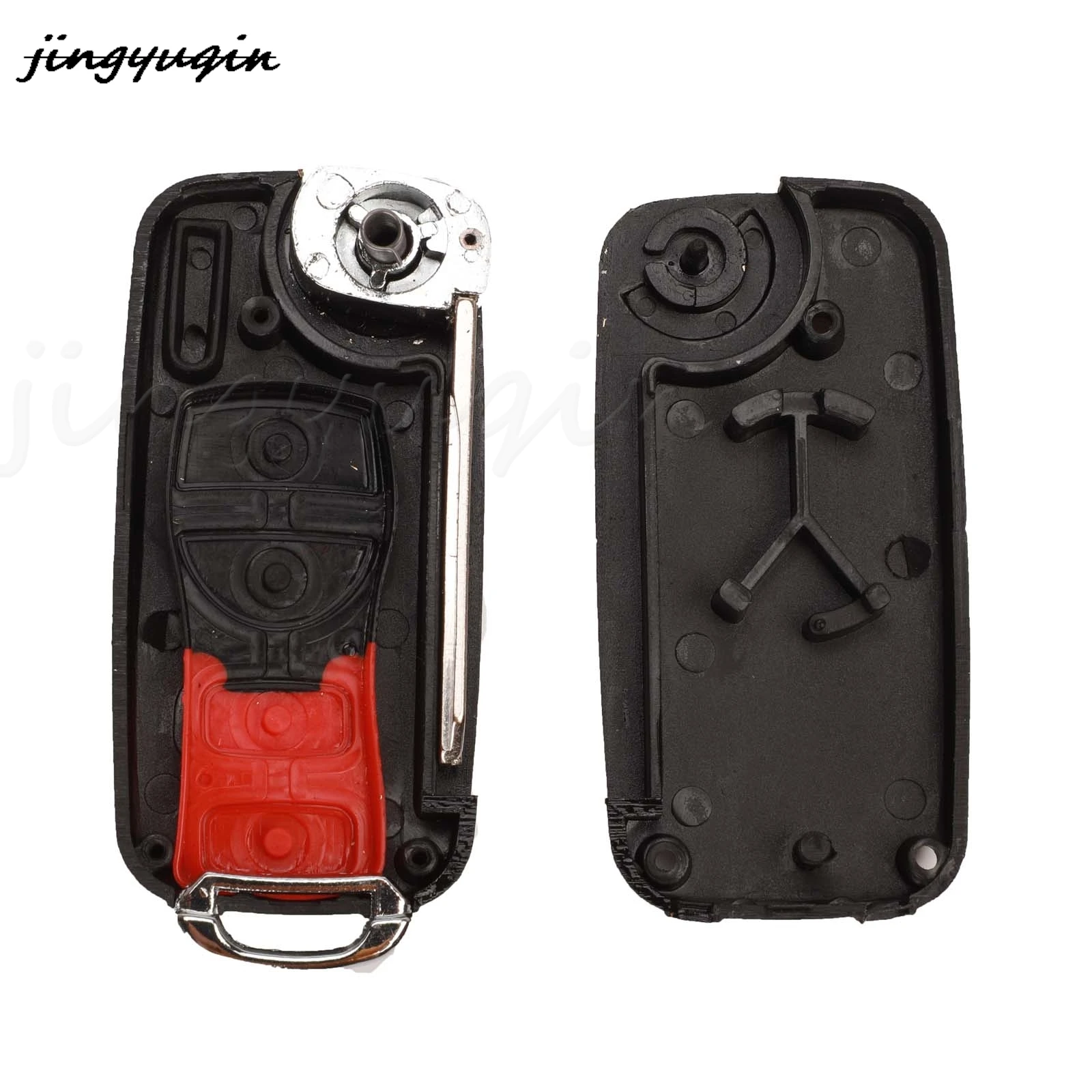 Jingyuqin 3/4 أزرار تعديل الوجه البعيد مفتاح السيارة قذيفة الحال بالنسبة لنيسان إنفينيتي إكستيرا الحدود مورانون باثفندر تيتان #6