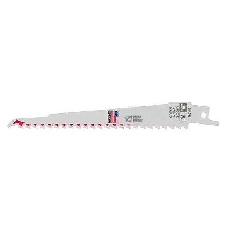 

6" 5 TPI SAWZALL Blades (5 Pk)