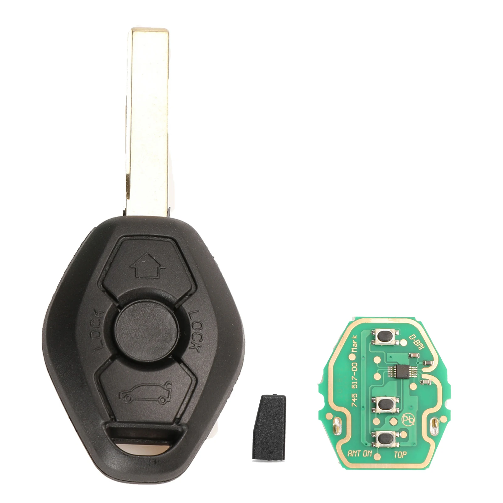 jingyuqin EWS Sytems Car Remote Key For BMW E38 E39 E46 X3 X5 Z3 Z4 1/3/5/7 Series 315/433MHz pcf7935/ID44 Chip Keyless Case