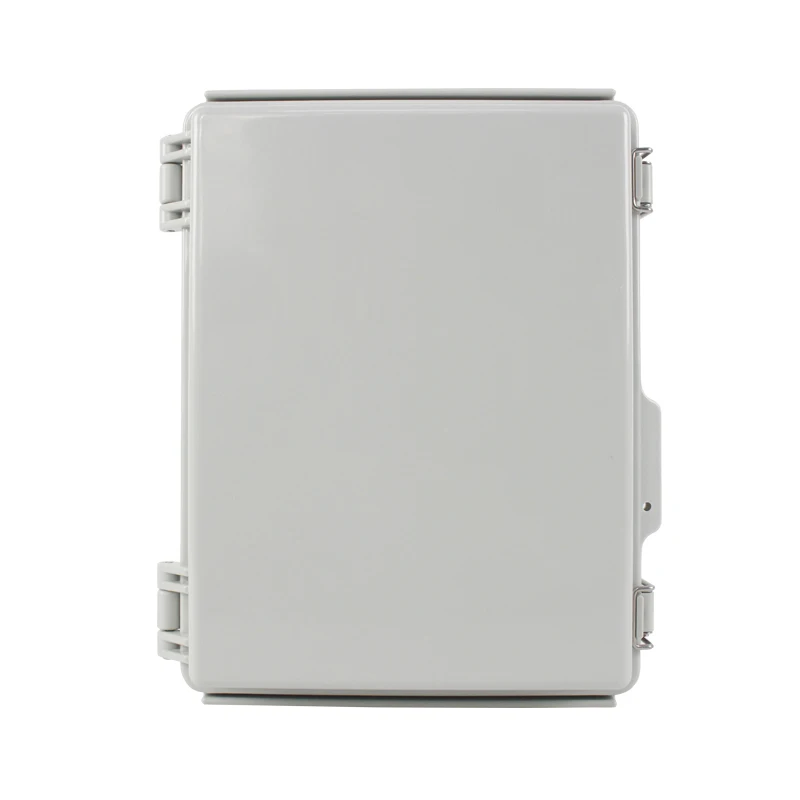 Waterproof Transparent Enclosure Box Stainless Steel Latch Plastic Junction box Metal Buckle Clear Cover ABS Distribution Box