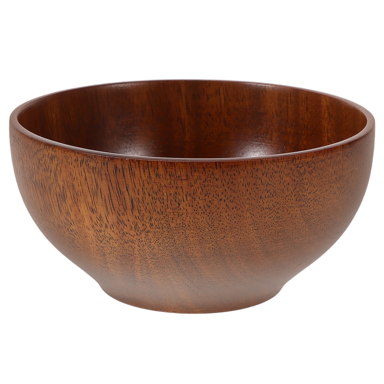 

Wooden Bowl 12x6 5cm Easy Clean Multi Use Soup Noodles Salad Rice Smooth Wooden Bowls Kitchen Serving Bread