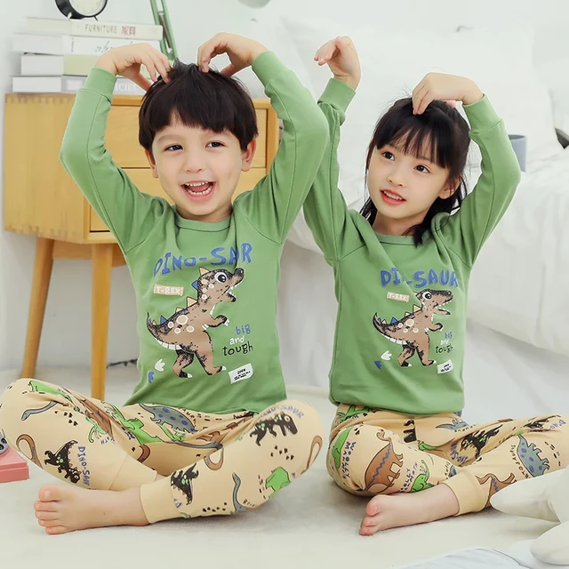 Pigiama per bambina neonato nuovo autunno maniche lunghe abbigliamento per bambini pigiami in cotone set per bambini 4 6 8 10 12 14 anni AliExpress